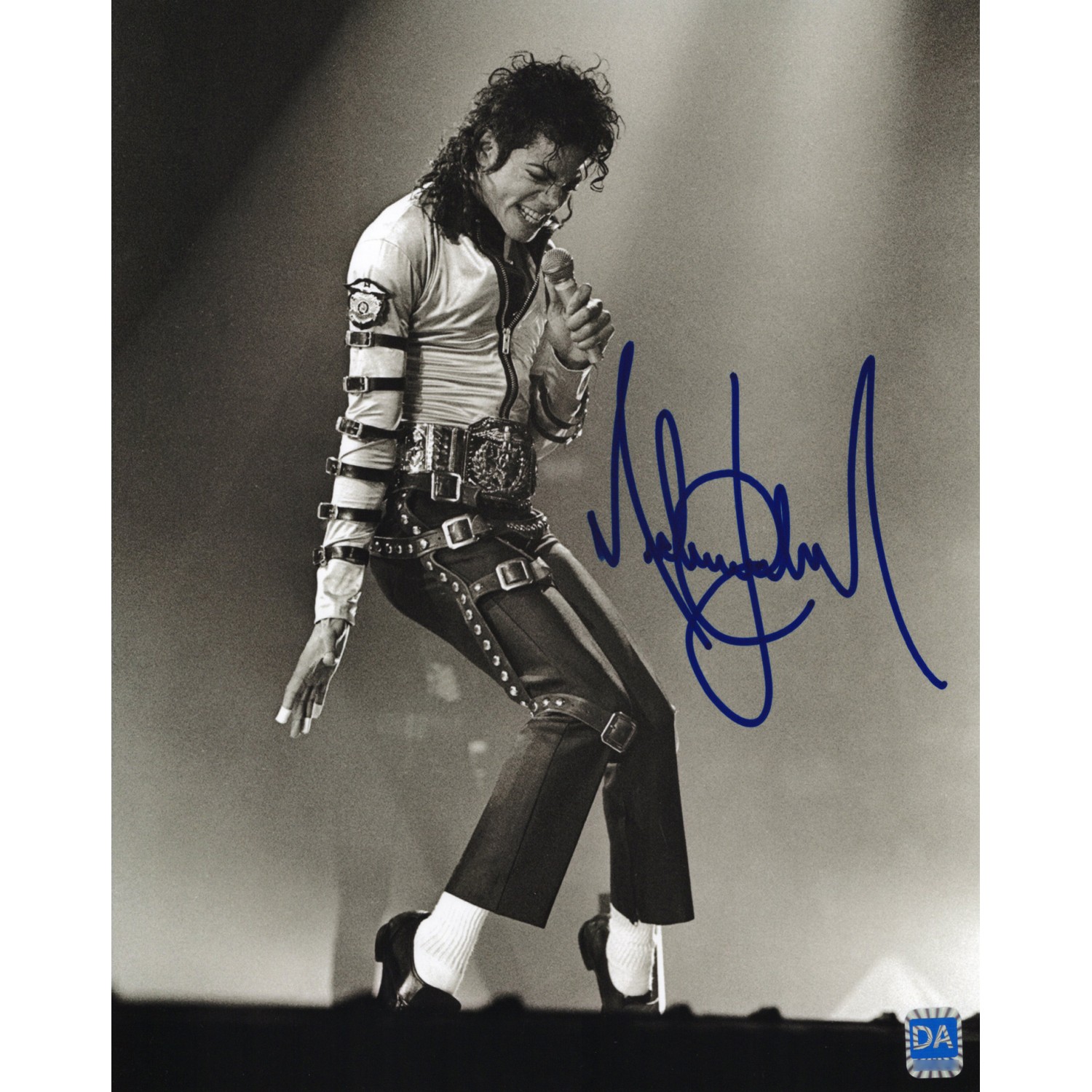 Michael Jackson マイケル・ジャクソン 直筆サイン入り写真認証COA付